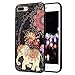 Badalink iPhone 8 Plus Case, iPhone 7 Plus Case Luxury Protective Smooth Painting Tempered Glass Cover Soft Anti-Skid TPU Bumper Frame PC Back Shell Skin for iPhone 8 Plus/iPhone 7 Plus - Elephant