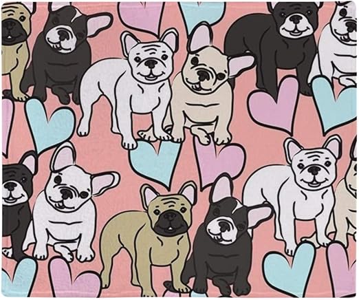 french bulldog throw blanket