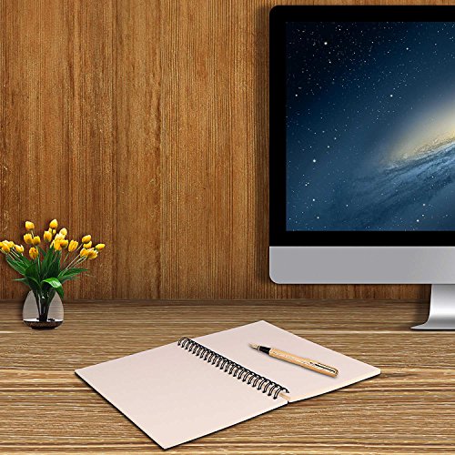 3 Pack Spiral Notebook, Sketch Pad Unlined Planner Travel Diary Blank Writing Journal for Drawing Doodling, 5 x 7inch, 100 Pages Per Book