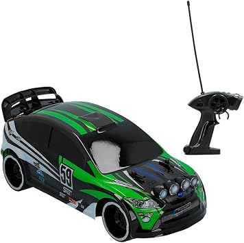 ColorBaby - Coche radiocontrol Rally Speed\u0026Go, Escala 1:16, Verde (85351): Amazon.es: Juguetes y juegos