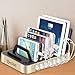 Okra 7-Port Hub USB Desktop Universal Charging Station Multi Device Dock for iPhone, iPad, Samsung Galaxy, LG, Tablet PC and all Smartphones and Tablets (Gold)
