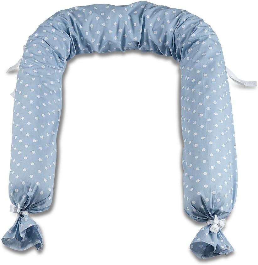 Italbaby Dotted Head Cot Reducer, Light Blue, Multi-Color, One Size