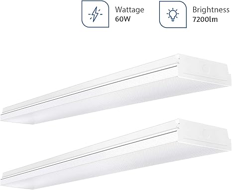 Antlux 60 Watt Led Wraparound Office Light 4ft 7200 Lumens 4000k