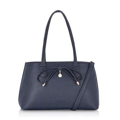Caprese Sandra Womens Satchel (Navy)