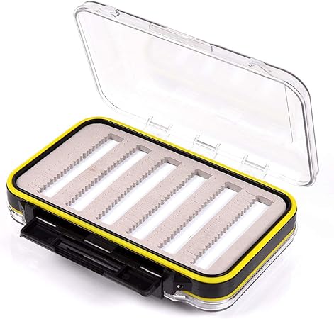 Caja de señuelos de Pesca con Tapa Transparente de Doble Cara ...
