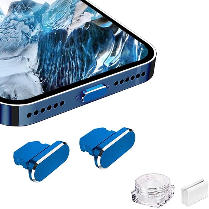 VIWIEU Metal Anti Dust Plug for iPhone 12 Mini Pro Max 11 iPad AirPods