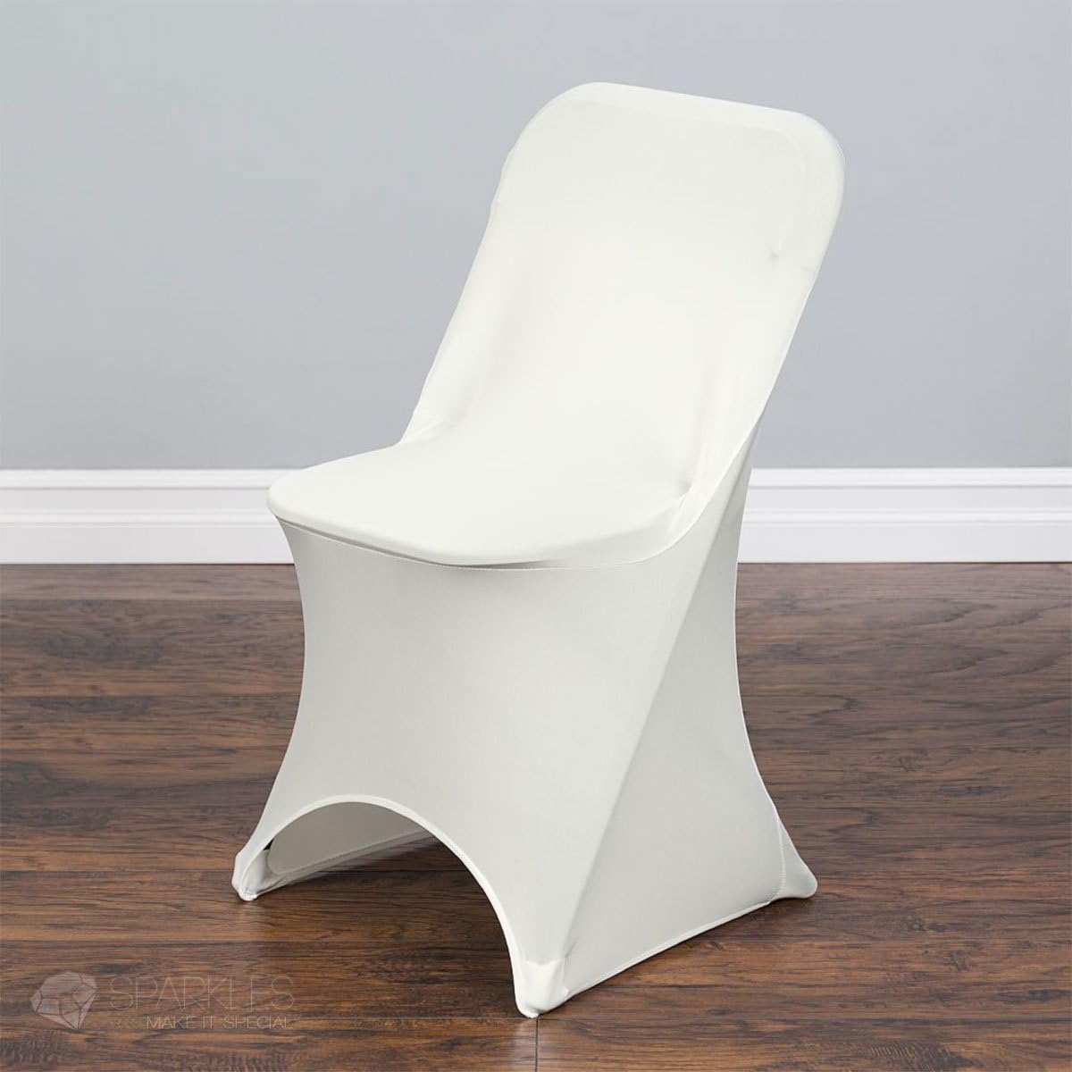 Best wedding chair covers ivory