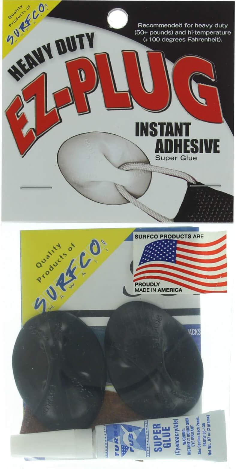 Surfco Hawaii Tack Pack EZ Plug Black Heavy Duty Kit