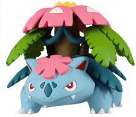 Amazon Com Bandai Pokemon Xy 1 40 Scale Mini Figure Aprox 2 Wide Mega Venusaur Figure Toys Games
