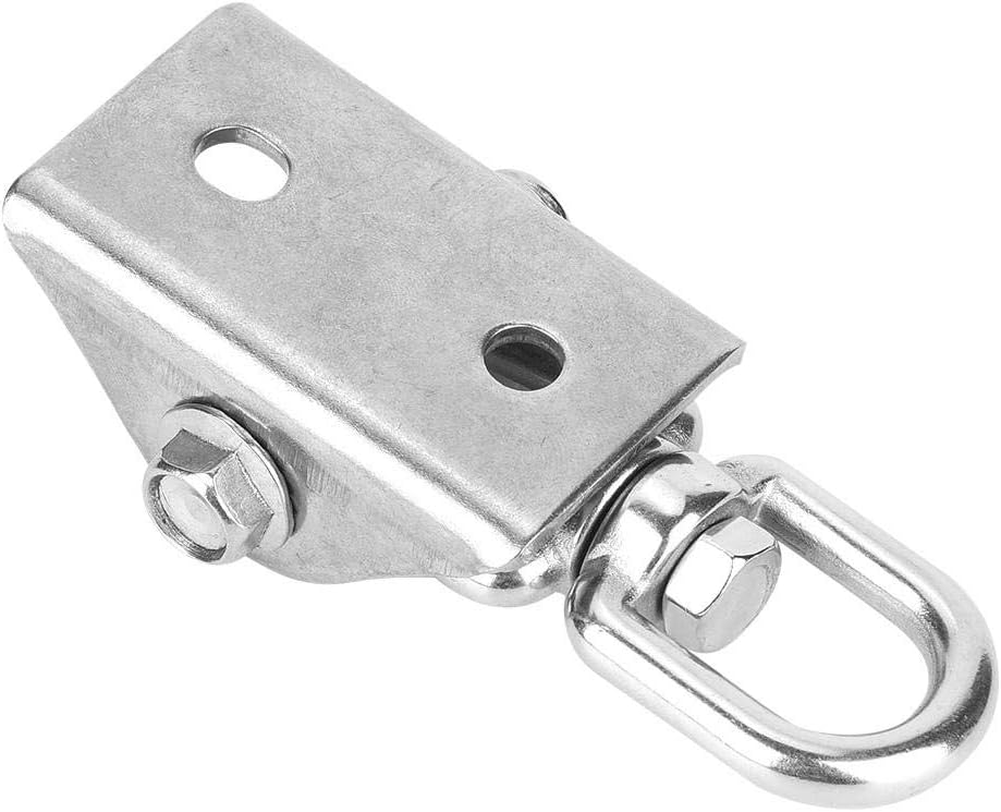 360¡ã Rotatable Hammock Hanger, Stainless Steel Ceiling Mount Hook for Swing Chair Sandbag & Yoga Rope - 450kg Load Capacity - Image 3