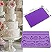 IC ICLOVER Fondant Cake Decorating Silicone Mold, Halloween Christmas Party Necessities, Silicone Chocolate Vintage Elegant Lace Cake Mold - Oven, Dishwasher Safe, Present for Mom,1 Pack