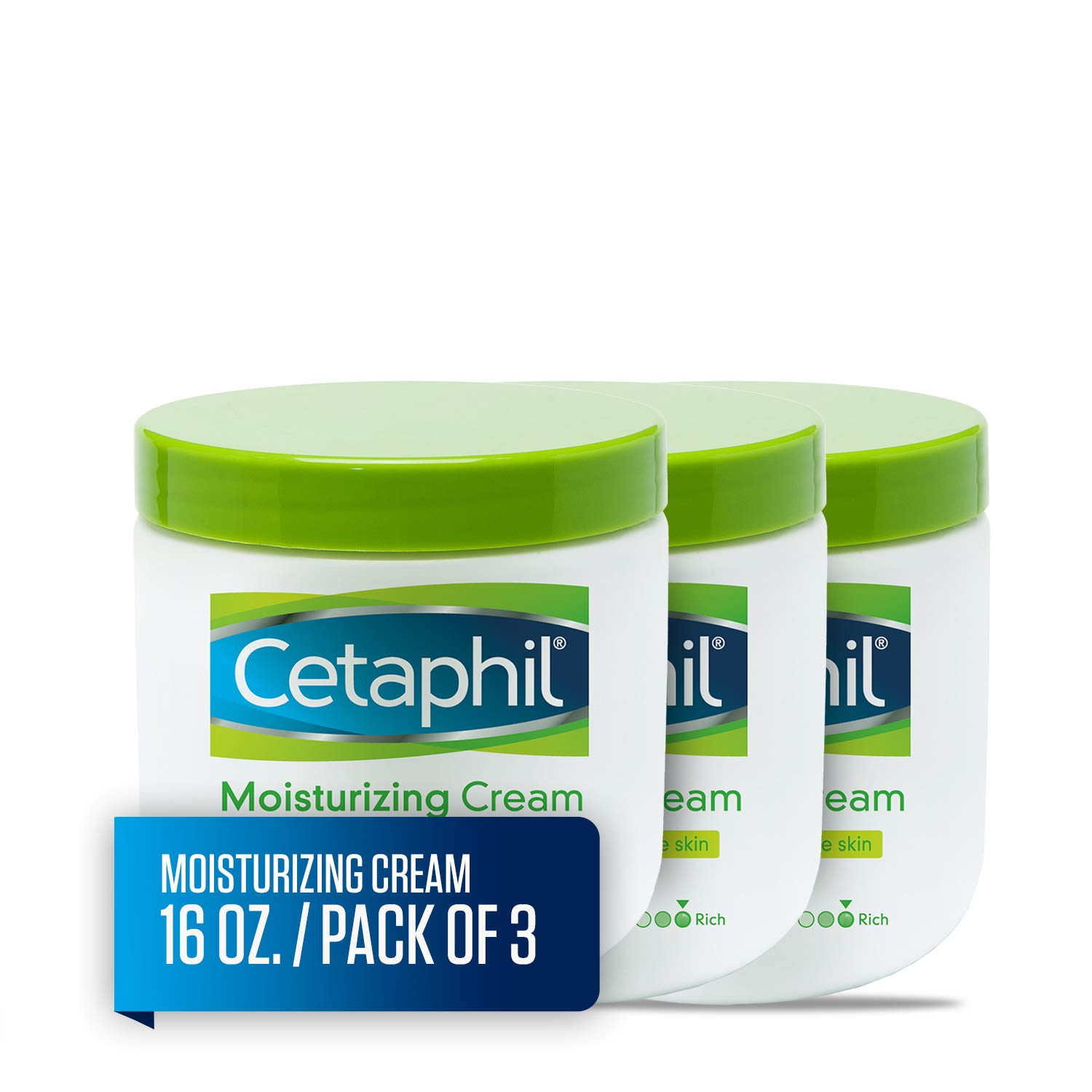 Cetaphil Moisturizing Cream for Very Dry/Sensitive Skin, Fragrance Free