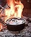 Lodge L12CO3BS Boy Scouts of America Cast Iron Camp Dutch Oven, Pre-Seasoned, 6-Quart, Black
