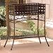 International Caravan Mandalay Iron Rectangular Plant Stand