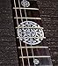 Jockomo 12th Position Mark Guitar Inlay Sticker Metallic Celtic Cross Emblem