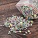 1000pcs/bag Nail Art 3D Fruit Feather Heart Flower Candy Tiny Fimo Slices Polymer Clay DIY Nail Sticker Decoration