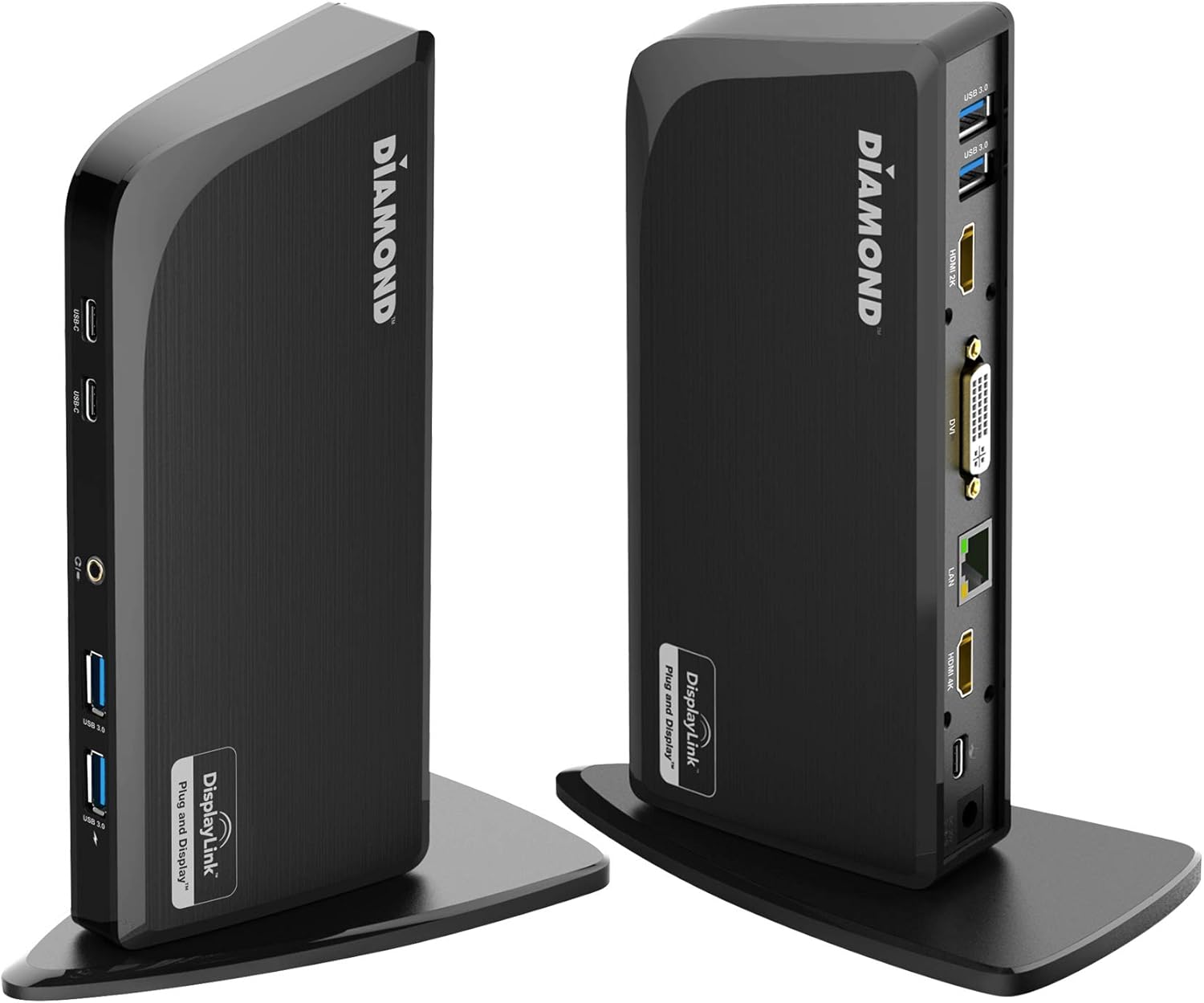 Diamond Multimedia DS3900PD Diamond Multimedia Triple Display 4K Universal Type-C Docking Station with Power Delivery (65W) for Mac and Windows Equipped Type-C/Thunderbolt 3 Laptops: Computers & Accessories