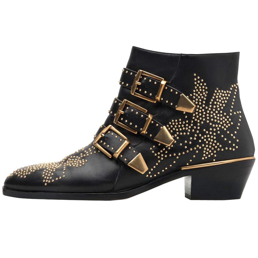 designer studded boots