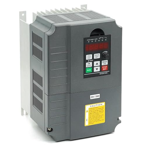 thumbnail image 2 of 7.5KW 10HP VFD 220V Variable Frequency Drive - 1 Or 3 Phase Input To 3 Phase Output 2 of 6