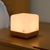 mooas Rechargeable LED Nightlight, 5/15/30/60 Min Timer (Light Brown) | 4 Preset Times, Auto-Off Nightlight Timer, USB-C Charging, 2-Level Brightness, Easy to Use, Reading, Nursing Light
