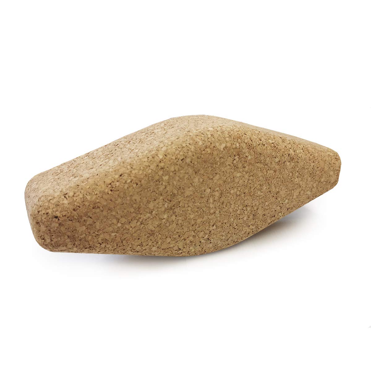 Yoga Studio Unbranded Natural, Eco-friendly Cork Egg Oval Block For Yoga and Pilates