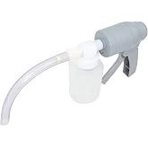 LINE2design Manual Hand-Operated Suction Pump-Portable Suction Pump Light Weight - EMS Emergency First Aid Outdoor Travel Size Rescue Pump with 1 Canister