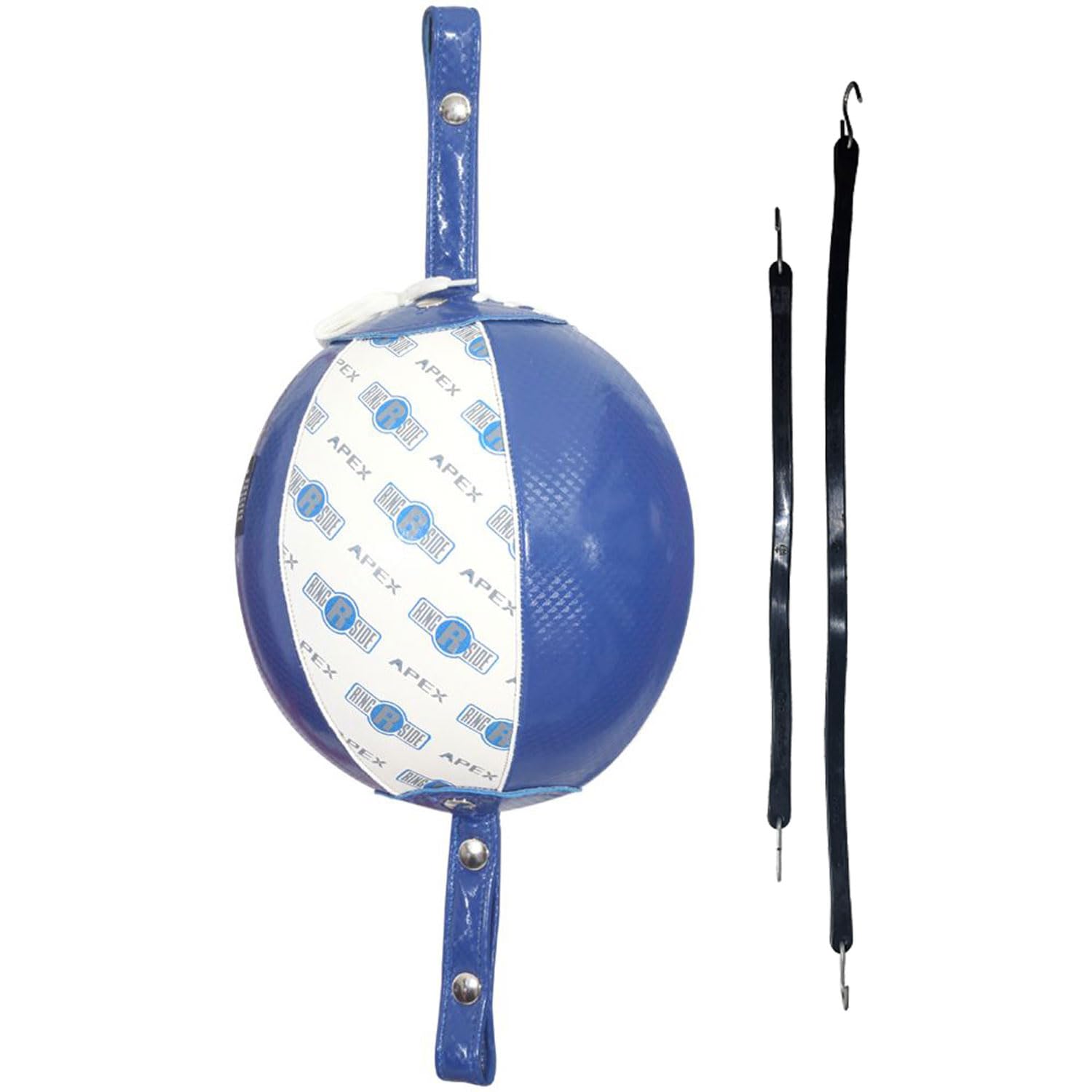 Ringside Apex Boxing Training Double End Bag, Black/White, 9 Inch