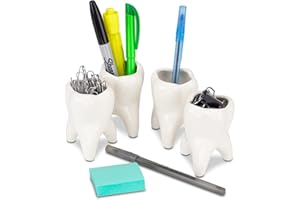 Practicon 9099210 Mini Molar Vase, Pack of 4