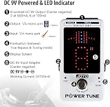 JOYO Power Tune JF-18R Power Supply and Tuner Pedal 8 Isolated Outputs view 4