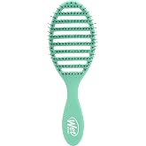 Wet Brush Speed Dry Hair Brush, Amazon Exclusive Aqua, Vented Design &amp; Soft HeatFlex Bristles, Blow Dry Safe, Ergonomic Handle Manages Tangles &amp; Uncontrollable Strands, Pain-Free Hair Accessories