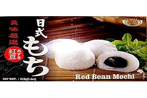 ROYAL FAMILY Red Bean Mochi (Japanese Style Red Bean Mochi) - 7.4oz (Pack of 1)