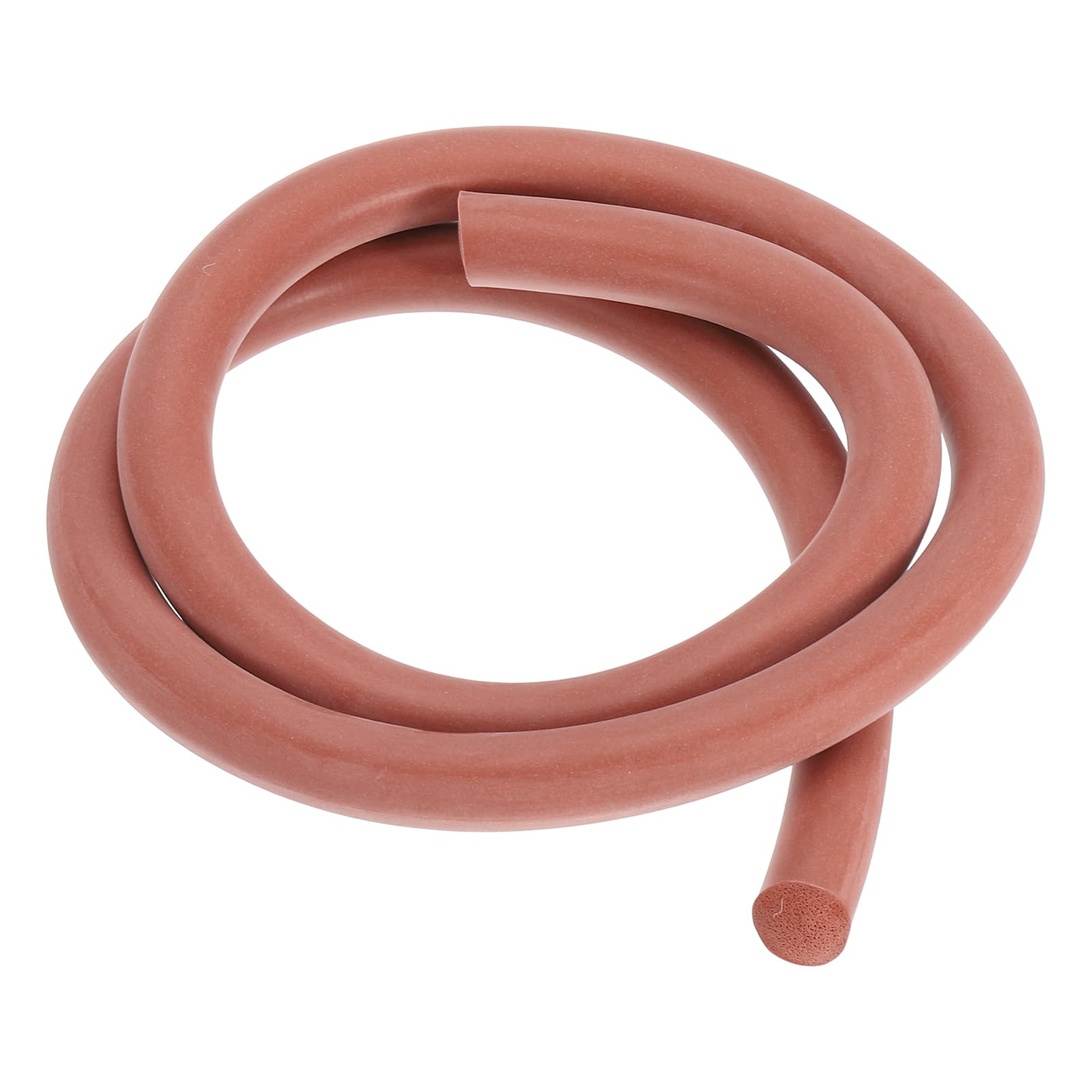 PATIKIL Silicone Foam Seal Strip, 1Meters(3.28Ft) 16mm(0.63") Dia Round High Density Solid Sponge Rubber Weather Stripping Cord for Sealing Gap Blocker Insulation, Red