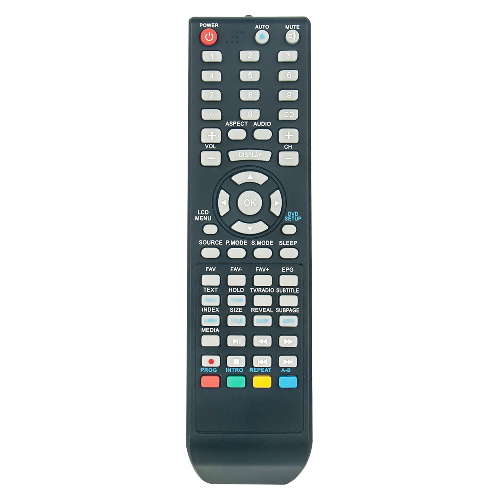 AULCMEET N83801C New Replacement Remote Control fit for Alba/BGM 4k Smart UHD LCD TV CSP-OTH-XX1929 CSP-OTH-XX3264 N83801C CTF-1671A CFD-1671A LTV3264W LTV4065WH LTV1961WCR