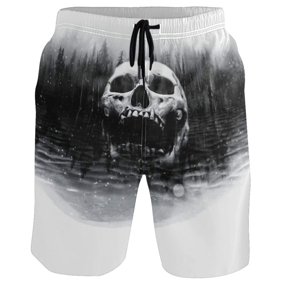 visesunny Sugar Skull in The Lake Print Summer