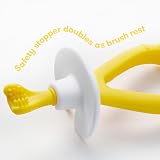 Frida Baby Training Toothbrush 6-18 Months Soft Triple-Angle Bristles Easy-Grip view 5
