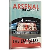Arsenal Stadium Poster Art for Football Fans Canvas Canvas Art Posters for Room Aesthetic And Wall Art Living Room Decor Poster 12x18inch(30x45cm) Frame-style