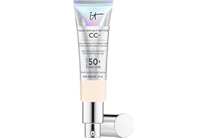 IT Cosmetics Your Skin But Better CC+ Cream, Fair Ivory - Color Correcting Cream, Full-Coverage Foundation, Anti-Aging Serum 