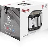 Swan 1.5 Litre Stainless Steel Fryer with Viewing Window 900 W SD6060N view 3