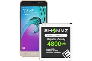SHENMZ Galaxy J3 Battery,[Upgraded] 4800mAh High Capacity Replacement Battery for Samsung Galaxy j3 emerge Grand Prime G530, Galaxy J3 J320V J320A J320F J320P J327A J327P On5 Galaxy J5 EB-BG530BBC J5-G530P