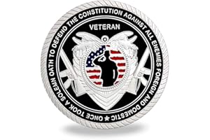 BHEALTHLIFE United States Veteran Soldier Challenge Coin Military Souvenir Coin