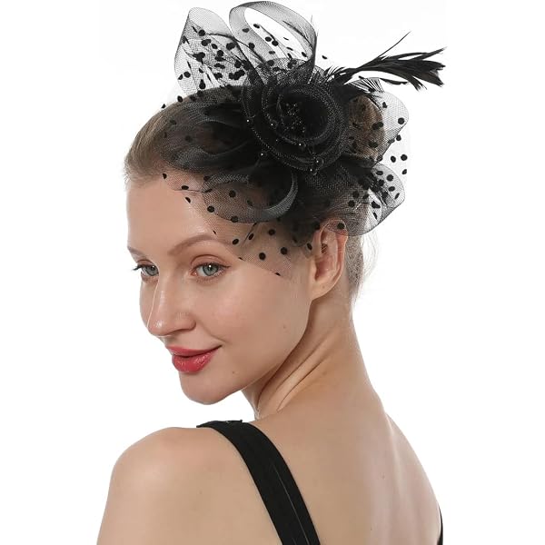 Fascinators-Hat-Cocktail-Kentucky Hat for-Women - Mesh  display picture 1
