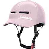 Gudook Bike Helmet Adult Bicycle Helmets for Men &amp; Women Safety Certified | Commuter cycling helmet baseball cap, adjustable safe, comfort, lightweight, durable, daily road biking, skate, scooter