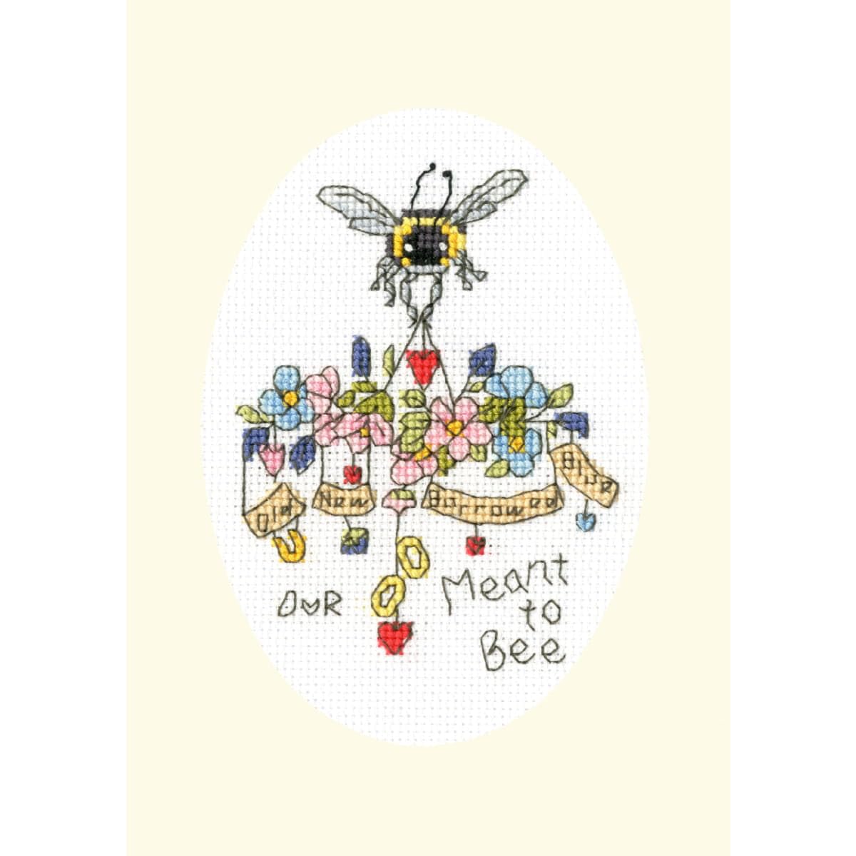 Bothy Threads Cross Stitch Card Kit - Meant to Bee