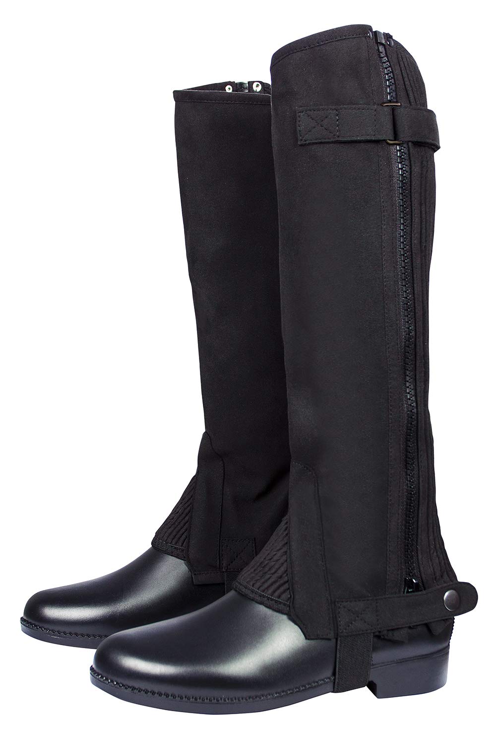 PFIFF Bente Women's Reitchaps Regular Shaft Minichaps, Black, XS, XS NS