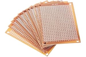 5x7cm DIY PCB Prototyping Perf Circuit Boards Breadboards (Pack of 10) by Envistia Mall