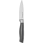 HENCKELS Graphite Razor-Sharp 4-inch Paring Knife, German Engineered Informed by 100+ Years of Mastery, Gray