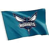 Desert Cactus Charlotte Hornets Flag NBA 100% Polyester Indoor Outdoor 3x5 feet National Basketball Association Team Flags (Flag #1)