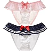 Joyralcos Japanese Stawberry Print Bikini Panties 2 Pack Briefs Cosplay Anime Underwear