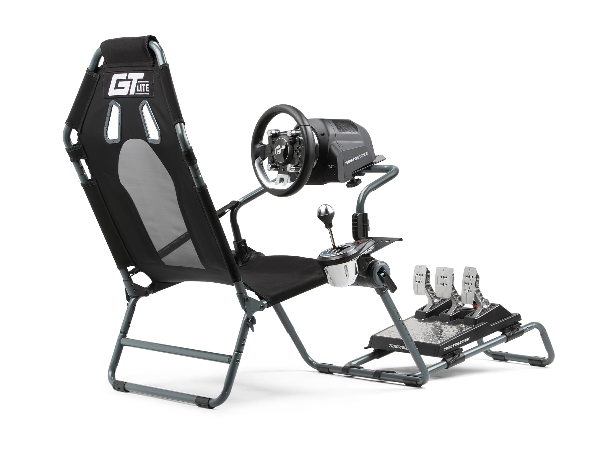 Next Level Racing GTlite Foldable Simulator Cockpit – Grey Edition (NLR-S021GR)