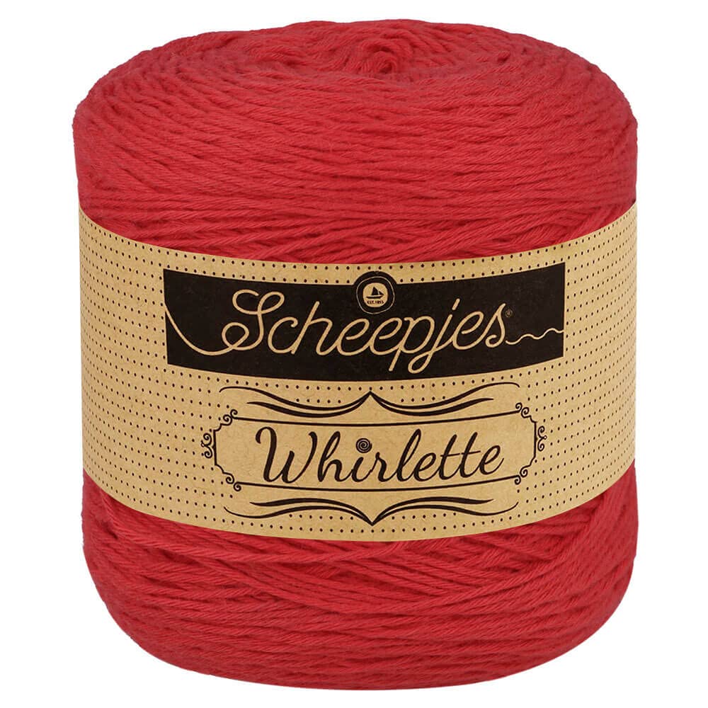 Scheepjes Whirlette 1x100g - 867 Sizzle, Red Yarn for Knitting and Crocheting — image 1